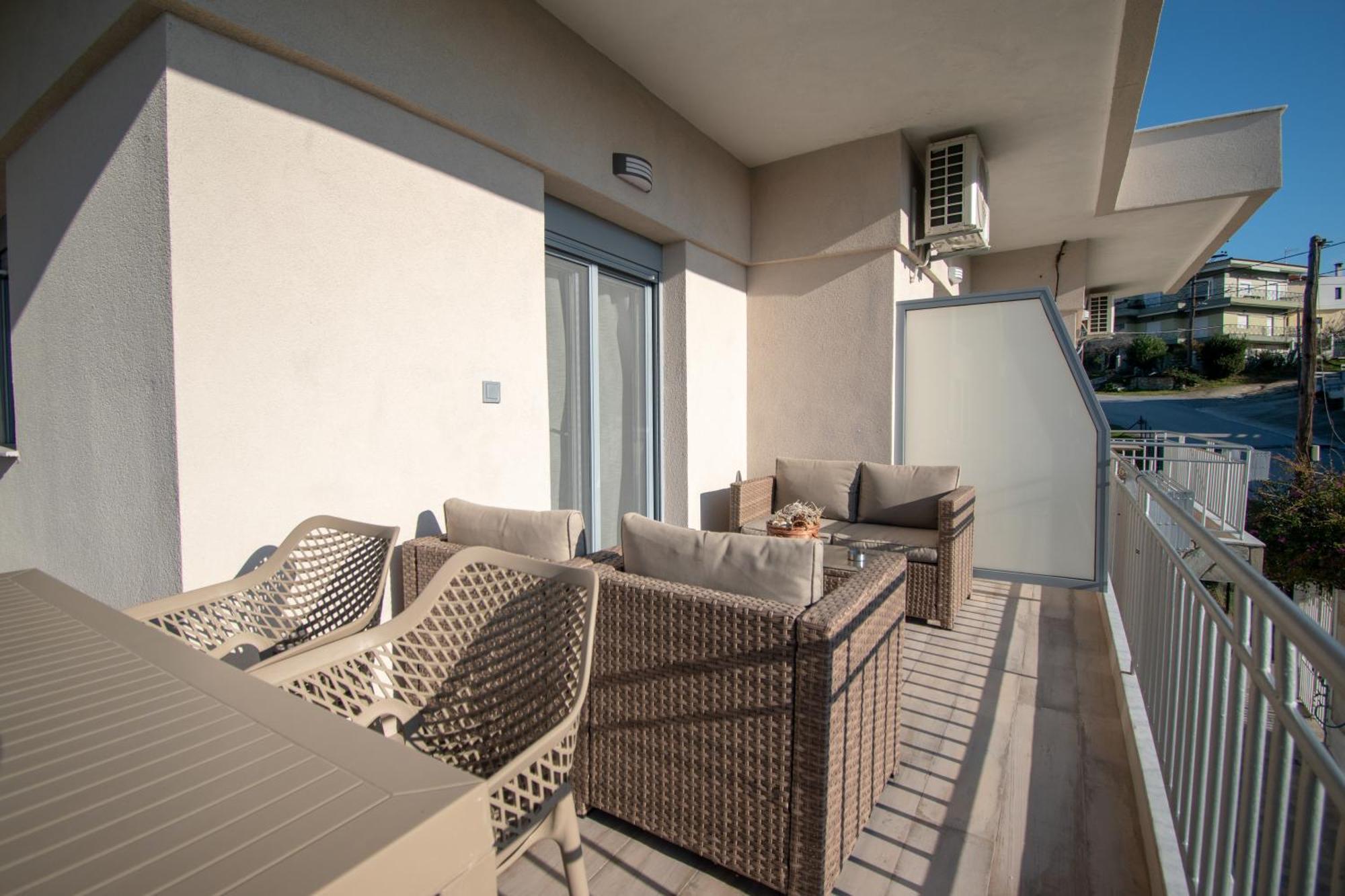 Magdalena Seaside Apartments Néa Róda Eksteriør bilde