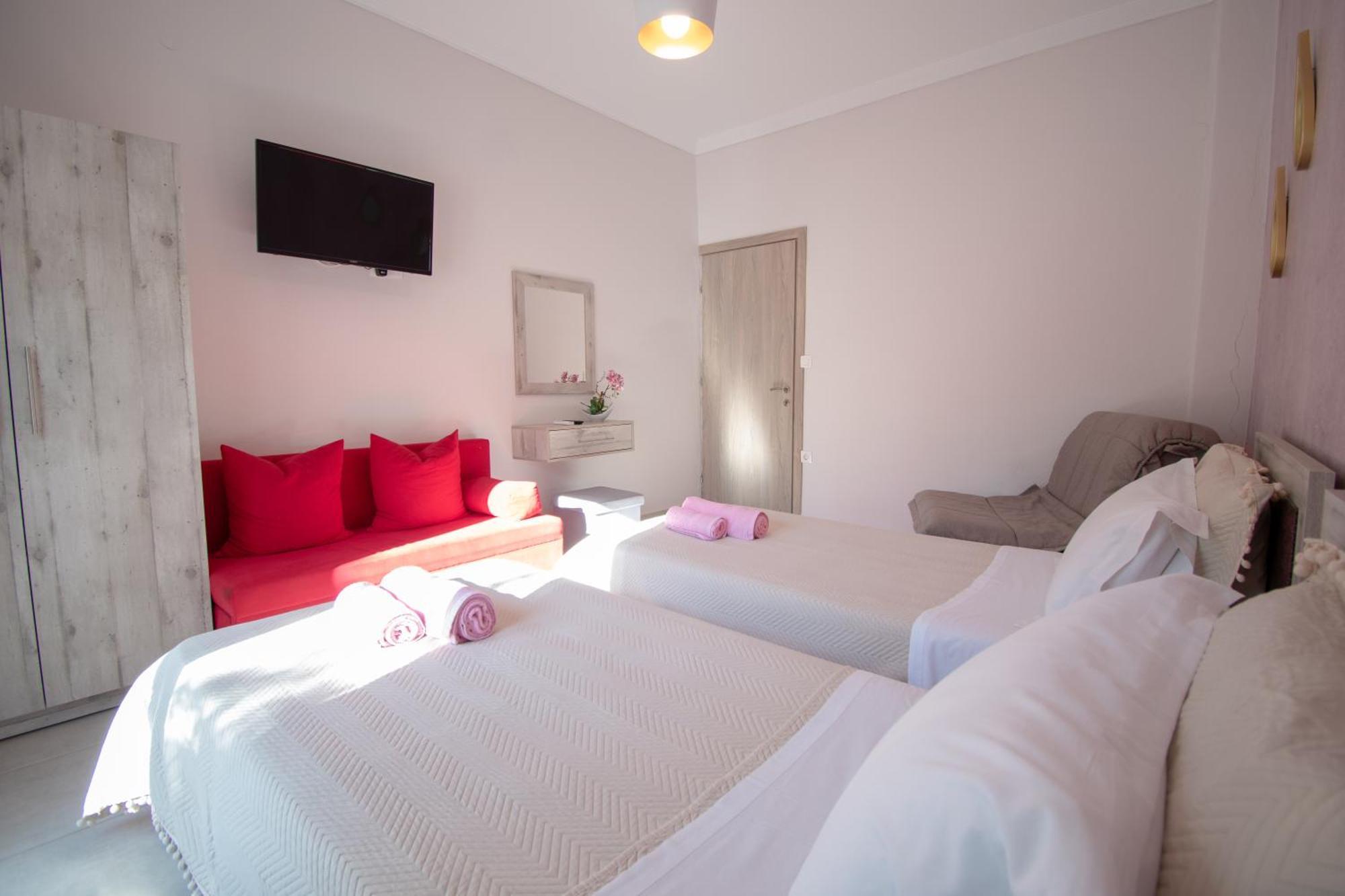 Magdalena Seaside Apartments Néa Róda Rom bilde